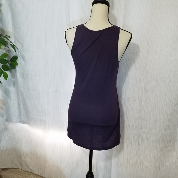 LILLY LOU PURPLE BEADED TANK TOP SIZE SMALL - Picture 6 of 7